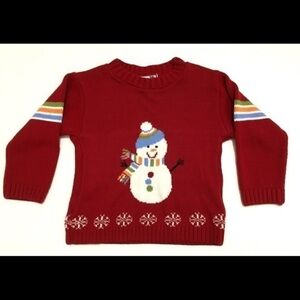 Plaid Modose Red Knit 3T Boys Girls